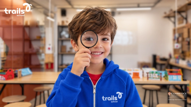 Material didático de referência internacional utilizado na Trails School